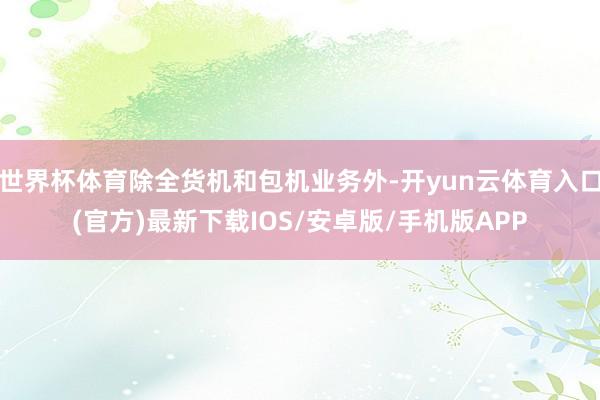 世界杯体育除全货机和包机业务外-开yun云体育入口(官方)最新下载IOS/安卓版/手机版APP