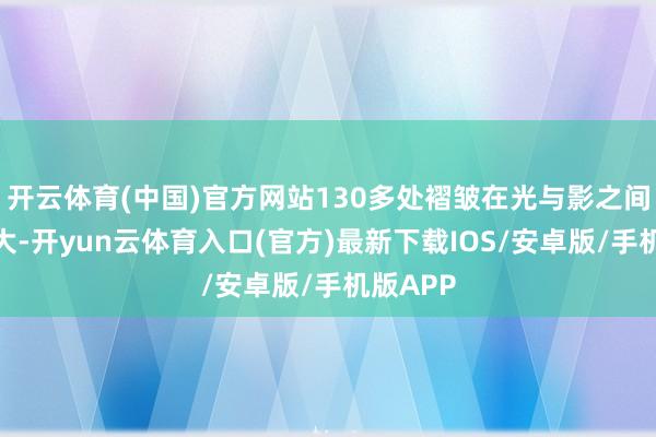 开云体育(中国)官方网站130多处褶皱在光与影之间舒展膨大-开yun云体育入口(官方)最新下载IOS/安卓版/手机版APP